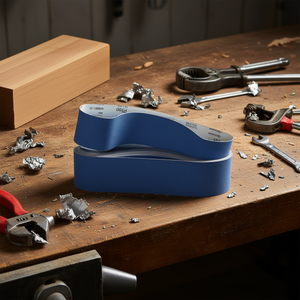 Bandes abrasives P100 bleues pour le ponçage du métal et du bois - Product Image 3