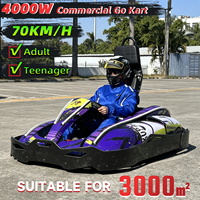 Kupao Dash Go Kart Eléctrico de un Solo Asiento para Adultos y Adolescentes, Gocart de Carreras de 70KM/H