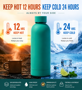 Borraccia Termica Personalizzata da 17oz in Acciaio Inossidabile a Doppia Parete con Isolamento Sottovuoto 12-24 Ore, Ideale per Sport e Regali Aziendali, Sicura per Acqua Calda - Product Image 5