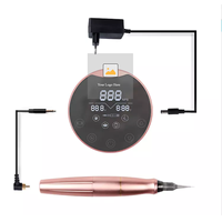 Machine de maquillage permanent numérique P90 avec écran LED miroir, machine à tatouer rotative, stylo à sourcils pour microblading, ensemble populaire rose 2022