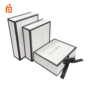 Wholesale Custom Luxury Clothing <strong>Bridal</strong> Wedding Dress Packaging <strong>Boxes</strong> Ribbon Closure Folding Large Paper Gift Box for Dress - Product Image 4