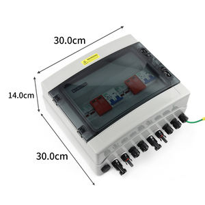 Kotak Kombiner PV Fotovoltaik Surya DC 500V 2 Input 2 Output Dengan Proteksi Petir dan Lonjakan Arus, Sekring DC, MCB, SPD, Kotak Tahan Air IP65 - Product Image 6