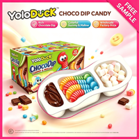 Yoloduck Vente en gros de biscuits et collations pour enfants, bâtonnets de biscuits à tremper avec différentes saveurs de sauce au chocolat et de confiture