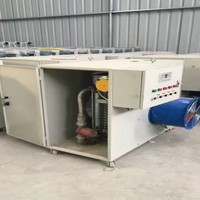 Ventilateur d'évacuation à circulation d'air chaud à lame en acier, autoportant, pour l'industrie des serres, fourni directement par l'usine