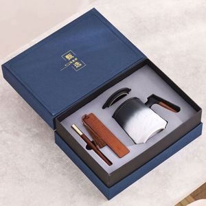 Ensemble cadeau de 3 tasses en céramique/gobelets isothermes/stylos pour la Saint-Valentin pour hommes avec logo personnalisé et impression sérigraphique - Product Image 1