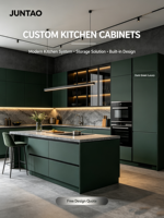 Lemari Dapur & Pintu Lemari Kayu Solid Oak Modern Buatan Khusus Kustomisasi Seluruh Rumah Lemari Dasar