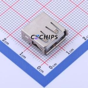 903-431A1014S10100 <b>USB</b> Connector SMD Connector ( Connector Type: Type-<b>A</b> )( Protocol Standard: <b>USB</b> <b>2.0</b> )( Gender: Female ) - Product Image 1