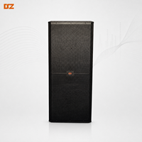 Système de sonorisation professionnel DSZ DS-FQ215 à double haut-parleur de 15 pouces, passif, à poser sur le sol, avec basses puissantes pour concerts et événements