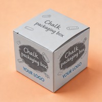 Boîtes de craie scolaire en gros, impression numérique, emballage écologique, boîtes de craie vides de haute qualité