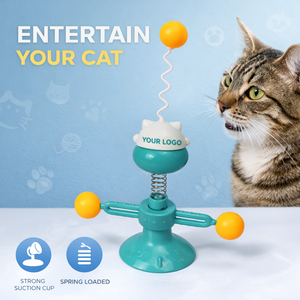 Giocattolo per Gatti con Movimento per Famiglie Europee e Americane, Finitura Liscia, Base Stabile e Feedback di Movimento - Product Image 1