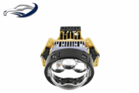 Projecteur de phare LED rond de 3 pouces, 6000K, 12V, faisceau haut et bas, triple faisceau direct, super lumineux, haute luminosité, lampe universelle pour voiture