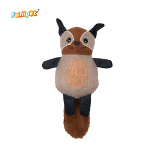 Jouet pour chien couineur Famipet, série animaux de la forêt amusants, personnalisé par le fabricant, jouet en peluche pour chiot - Product Image 4