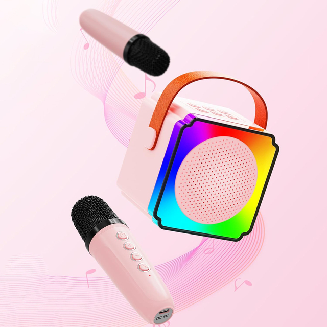 OEM Portable Home Theater Karaoke Speaker with Surround Sound System Mini Wireless Microphone for KTV for Factories Home Use