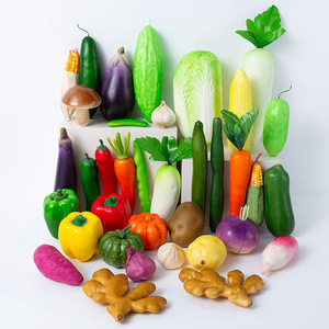 Fruta de simulación de plástico naranja plátanos limas manzana frutas artificiales para el hogar cocina fiesta fotografía Prop boda - Product Image 5