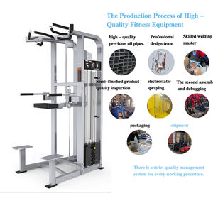 Machine de musculation multifonctionnelle réglable en acier avec poids pour tractions et dips, pour l'entraînement de la poitrine, assistance à la force, <span class=keywords><strong>prix</strong></span> de gros - Product Image 2