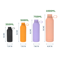 Bouteille d'eau promotionnelle en gros Beauchy 500 ml en acier inoxydable 304 blanc mat à petite ouverture – Nouveauté 2026