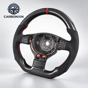 Volante de Fibra de Carbono Forjado Personalizado para Volkswagen Golf 4 5 6 6R 7 7R 7.5 8 MK4 8 7 7.5 6 5 GTI GTD GTE Polo Scirocco R - Product Image 6