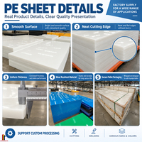 Feuille de plastique solide en PE vierge, bonne résistance aux chocs, plaque en polyéthylène pour usage industriel et extérieur