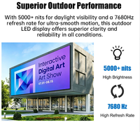 Écran LED publicitaire extérieur étanche GQY personnalisé P3.9 P4.8, affichage numérique fixe couleur intégrale