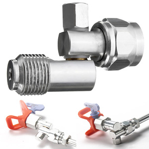 QY Air Spray Gun Extension Rod <b>Adapter</b> 14 Mm Aluminum Alloy High Pressure For Construction And Decoration Projects - Product Image 1