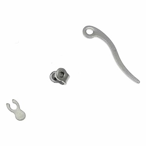 Juego de Componentes para Pendientes de Acero Inoxidable, 3 Piezas, Postes Planos para Pendientes, Accesorios para Joyería DIY, Formas Variadas, Color Acero - Product Image 5