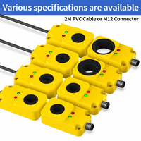 Capteur de proximité inductif annulaire, trou de 4 mm, sortie NPN PNP, DC 12 24 V, IP67, détection par vis pour le comptage à haute vitesse
