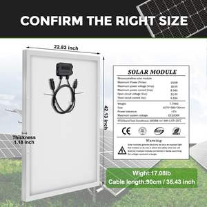 Venta caliente <span class=keywords><strong>Precio</strong></span> <span class=keywords><strong>de</strong></span> placa solar barato 150W 160 vatios Paneles solares <span class=keywords><strong>de</strong></span> alta eficiencia Mono PERC N-tipo Panel fotovoltaico personalizado para la venta - Product Image 5