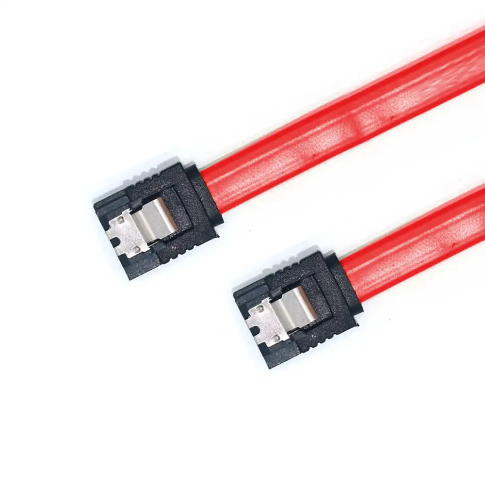 YXY SATA 6 Gb/s Cable 7P pin Male to 7p Male Cable Straight Plugs with Latch 26AWG Length Optional
