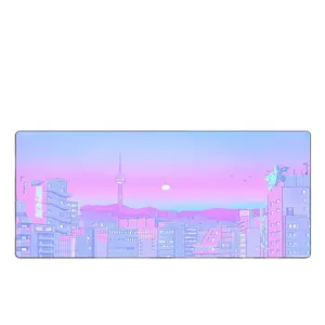 Büyük oyun Mousepad XXL klavye oyun masaya hız sümen Anime 900x400 700X300 fare Mat japon ejderha Mouse Pad