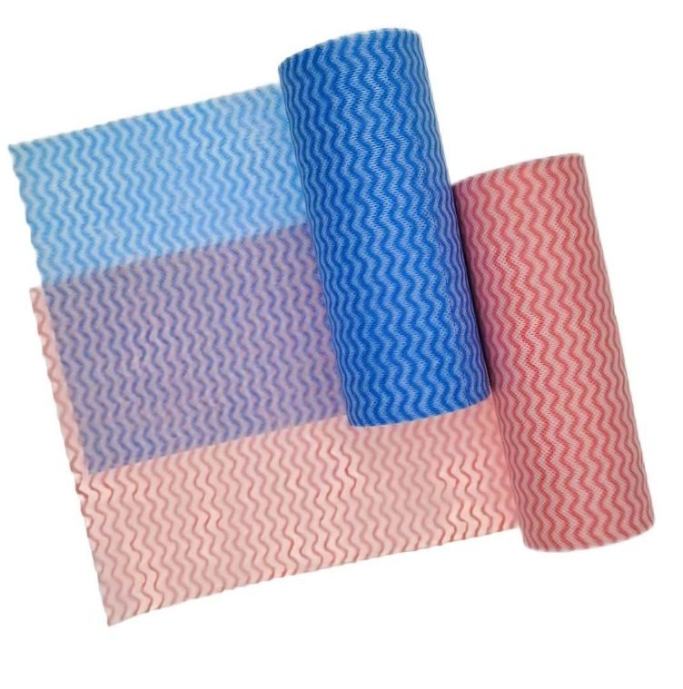 Disposable Non-Woven Fabric Cleaning Kitchen Towels Cloth on Roll
