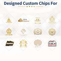 Jetons de poker en céramique de luxe de haute qualité pour Texas Hold'em EPT, 10g 39mm, vente directe d'usine en gros