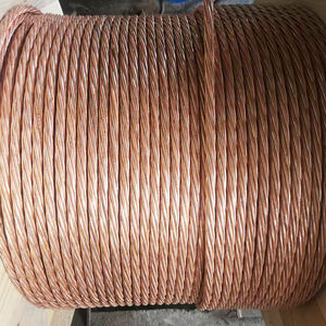 도매 16-300 mm² 접지봉 전도선 무연동 구리 도금 강철 전선 전력 공학 프로젝트용 - Product Image 5