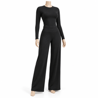 Ensemble 2 pièces OEM pour femme grande taille, col rond, anti-transpiration, léger, respirant, extensible dans quatre directions, anti-UV, séchage rapide, anti-odeur