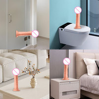 Dildo manuel réaliste OEM 19 cm avec ventouse puissante, écologique, 100% étanche, jouet sexuel pour adultes, fournisseur de dildos à ventouse