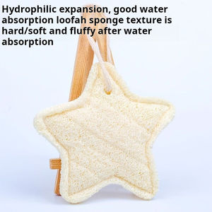 Cartoon Flower-Shaped Loofah Bath Towel Natural Sponge Scrub for Adults and Children for Bath Cleaning - Product Image 2