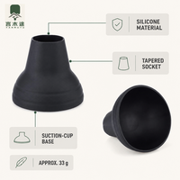 YANMUTU Ventouse en silicone pour raquette de pickleball et récupérateur de balles de tennis, accessoire de sport extérieur