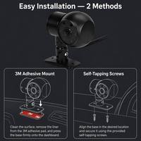 Cámara de Seguridad para Vehículos de Bajo Consumo, con Protección Global Contra la Sobreexposición, Obturador Automático, CMOS de 1/2.9, Visión Nocturna Starlight