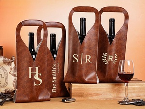 Bolsa <span class=keywords><strong>de</strong></span> vino personalizada con logotipo, ideal para regalos <span class=keywords><strong>de</strong></span> conferencias y sets <span class=keywords><strong>de</strong></span> regalo para seminarios. - Product Image 2