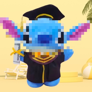 Peluches de Graduación de 25 CM (10 Pulgadas) con Personajes de Dibujos Animados Famosos, Regalos para Estudiantes, Venta al Por Mayor - Product Image 1