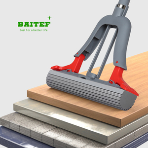 2025 hộ gia đình mới hấp thụ nước <span class=keywords><strong>PVA</strong></span> miếng bọt biển lau nối dài sàn bông lau đầu với bóp loại ma thuật lau - Product Image 1