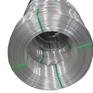 Tige de fil d'aluminium en alliage d'aluminium, avec emballage à onde oscillante, meilleure pour le chargement et le stockage