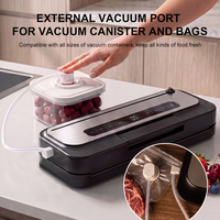 Mesin Vacuum Sealer Otomatis QH-999 Rumah Tangga & Komersial Layar Sentuh Satu Sentuhan - Daya Hisap Kuat -65kPa, Kebisingan Rendah