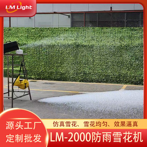 Máquina de lluvia y nieve Lmlight LM-2000 para efectos escénicos en eventos y actuaciones al aire libre - Product Image 3