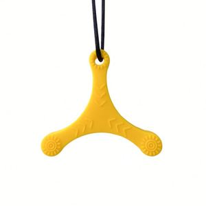 Collier à mâcher en forme de fléchettes, jouet sensoriel pour bébé, jouet à mâcher non toxique, jouets sensoriels pour enfants ayant des besoins spéciaux, âges 8-13, unisexe - Product Image 3