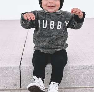 <span class=keywords><strong>Pull</strong></span> à col rond à manches longues pour bébé garçon, sweat <span class=keywords><strong>noir</strong></span> délavé à l'acide, vêtements, <span class=keywords><strong>pull</strong></span> en coton pour nouveau-né, vente en gros - Product Image 4