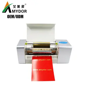 Amydor 360B dijital sıcak folyo damgalama makinesi kağıt, pvc, etiket