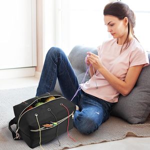 Cesta de Almacenamiento de Hilo de Algodón para Tejer, Bolsa de Almacenamiento de Lana, Accesorios de Costura, Venta al por Mayor de Fábrica - Product Image 4