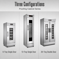 Armoire de Fermentation Baiwin pour Boulangerie, Équipement Commercial de Fermentation de Pâte, Étuve de Fermentation pour Boulangeries, Restaurants et Usines Alimentaires