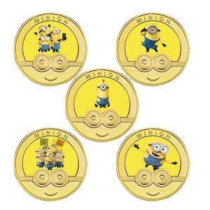 Pièce commémorative populaire Despicable Me, badge en métal moulé sous pression sur le thème des <span class=keywords><strong>Minions</strong></span>, cadeau et objet de collection, emballé individuellement - Product Image 1