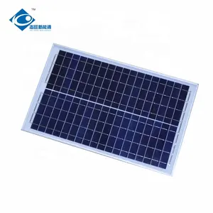 18v钢化玻璃光伏太阳能电池板ZW-25W-18V定制太阳能电池板25w太阳能电池板充电器